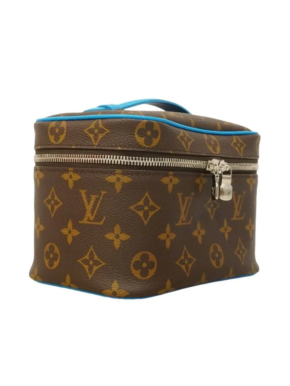 Louis Vuitton Vanity Bag Monogram Nice Mini Gaston Blue